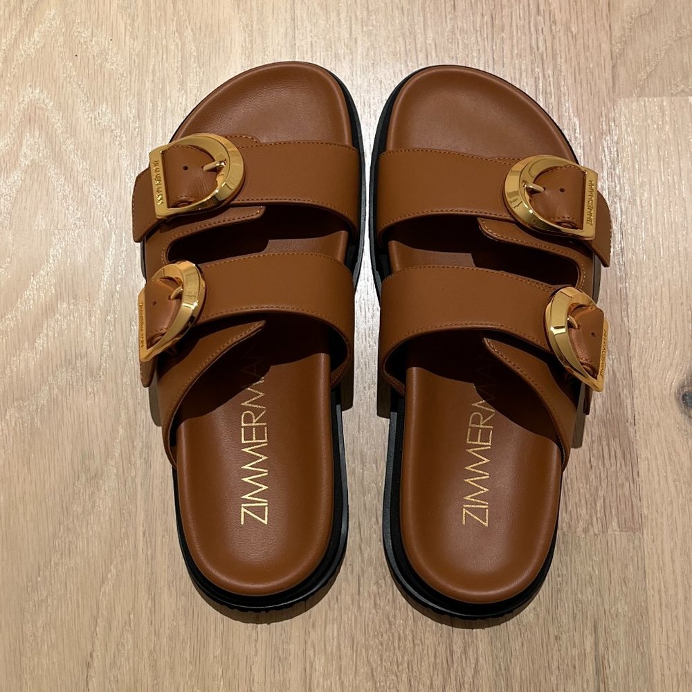 Zimmermann Crescent Buckle Slide - Size 38 - New, without box!